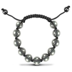 10mm Gents Hematite Ball Bracelet