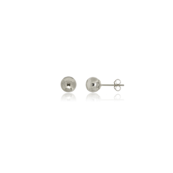 6mm Silver Ball Studs Earrings