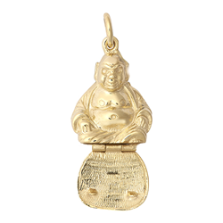 9ct Yellow Gold Opening Buddah Pendant