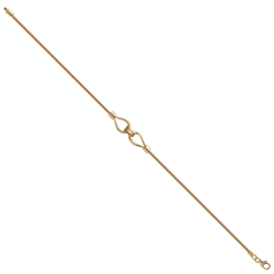 9ct YG Fancy Ladies Bracelet