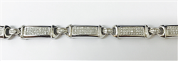 18ct White Gold Diamond Bracelet