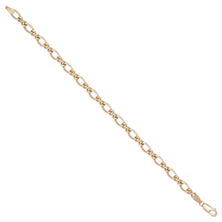 9ct YG Fancy Ladies Bracelet