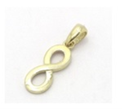 9ct Yellow Gold Infinity Pendant