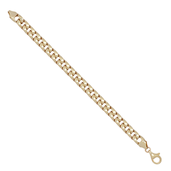 9ct Yellow Gold Plain Children's Bracelet