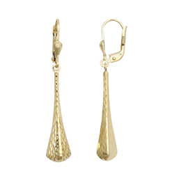 9ct YG Fancy Drop Earrings