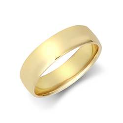 6mm Light Court Wedding Ring 9KY