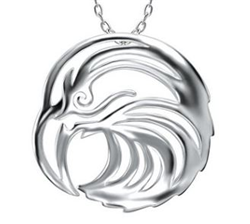 Sterling Silver Eagle Pendant with Chain