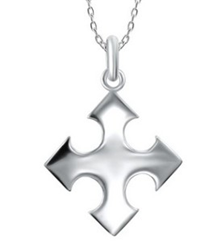 Sterling Silver Cross Pendant with Chain