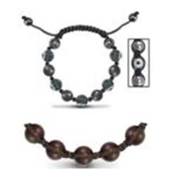 Set of 2 Adjustable Cord Bracelets - Adult & Child