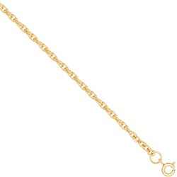 9ct YG Prince of Wales Anklet