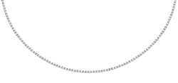 18ct WG 8.00ct Diamond Tennis Necklace