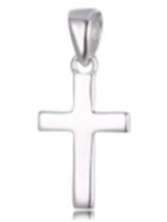 Sterling Silver Essentials Cross Pendant