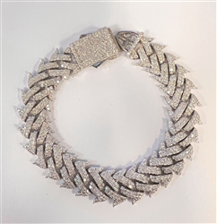 14ct WG 11ct Diamond Bracelet