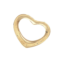 9ct Yellow Gold Open Heart Pendant