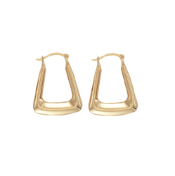 9ct Yellow Gold Handbag Ladies' Creole Earrings