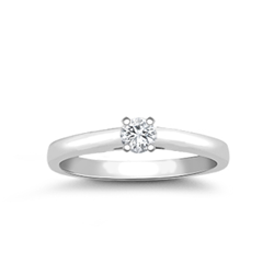 18ct WG 0.25ct Diamond Solitaire Ring