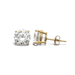 9ct Gold CZ Stud Earrings