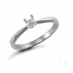 18ct WG 0.25  Ring Mount