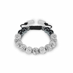 10mm Kamara White No Knots Bracelet