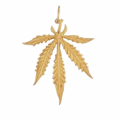 9ct YG Hash Pendant