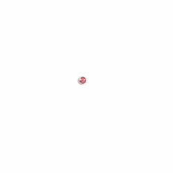 Sterling Silver Pink CZ Nose Stud