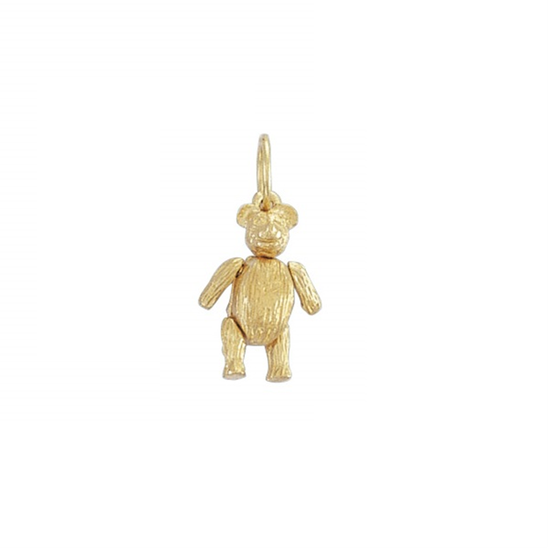 9ct YG Moveable Teddy Bear Pendant