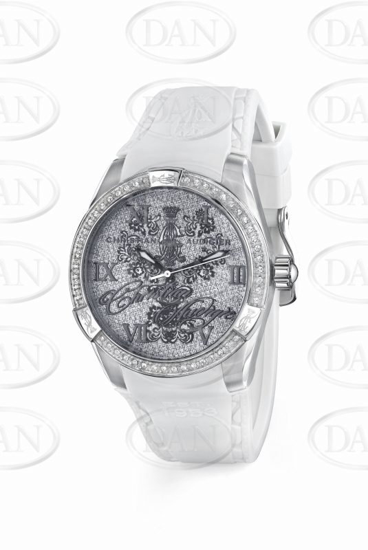 White Blossom Christian Audigier Watch