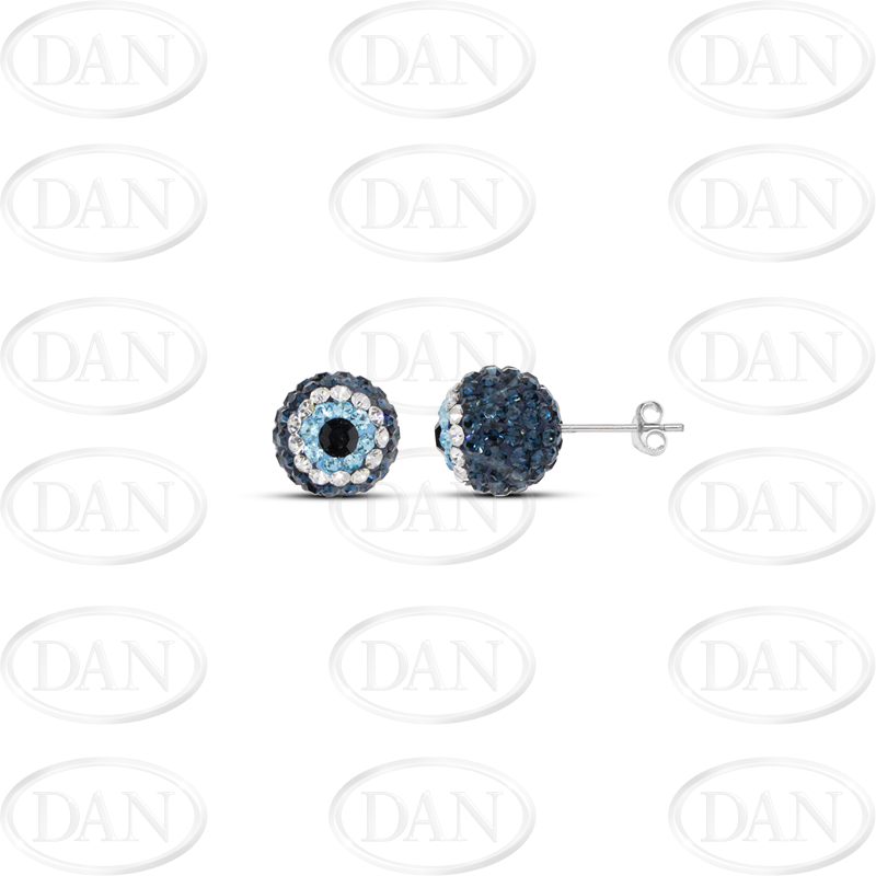 10mm Evil Eye Studs Earrings