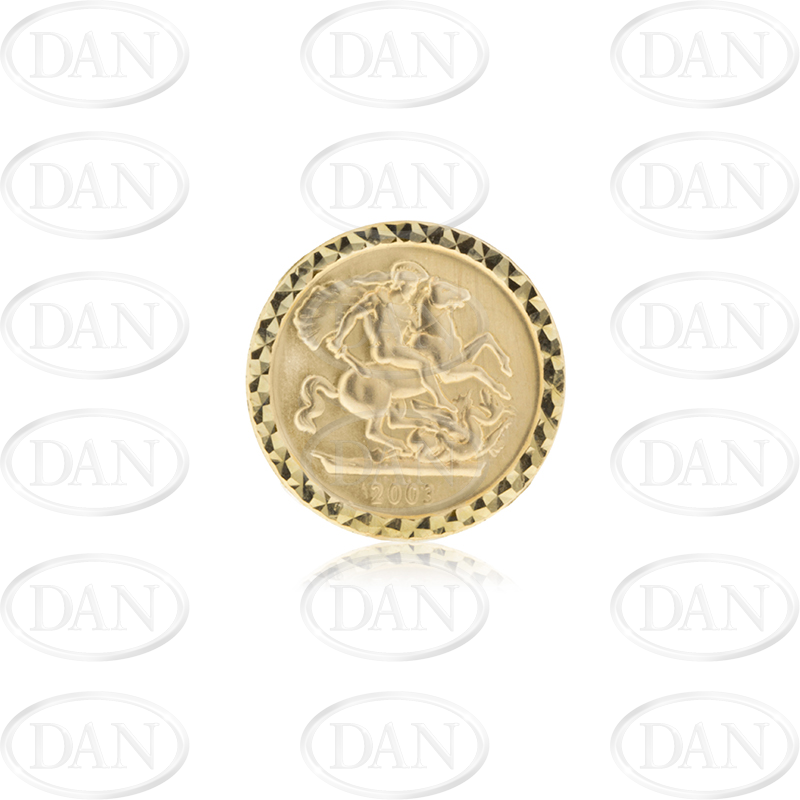 9ct YG Full Coin Stamp Bezel