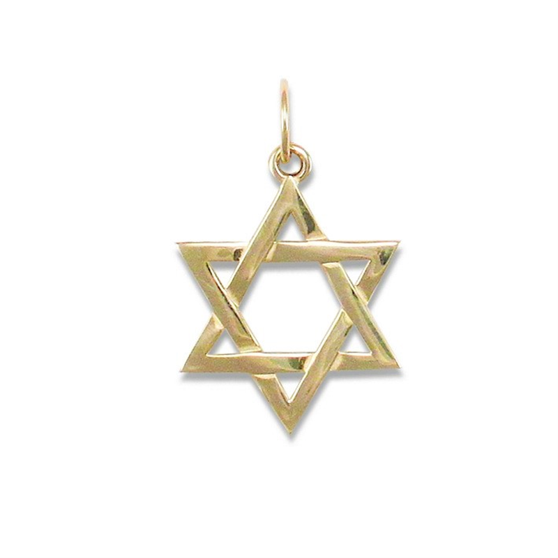 9ct YG Star of David Pendant