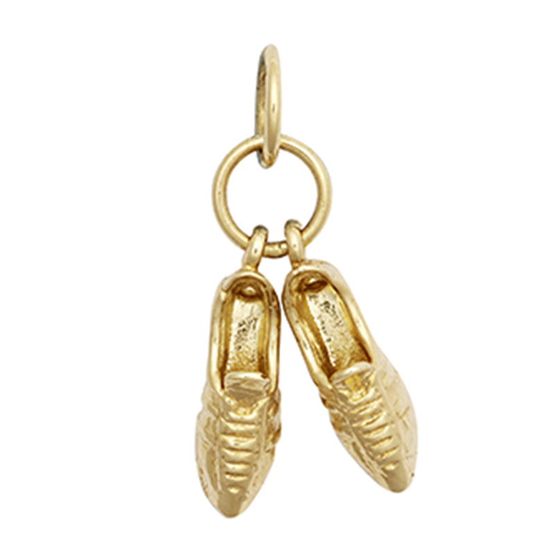 9ct YG Pair of Football Boots Pendant