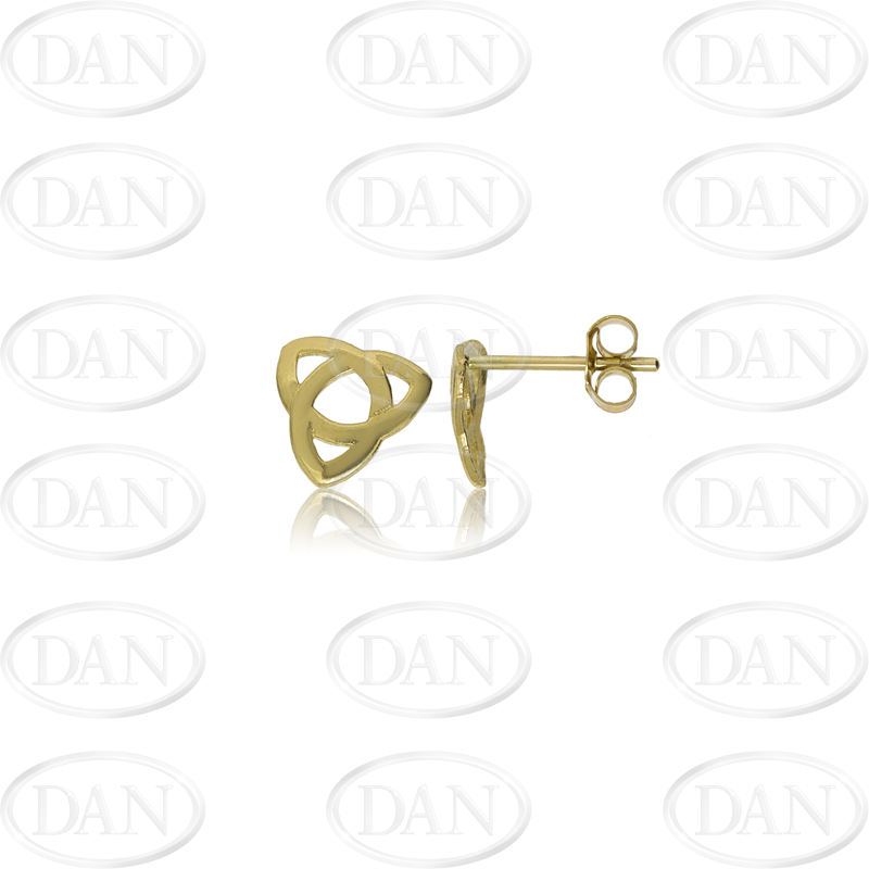 9ct Yellow Gold Celtic Stud Earrings