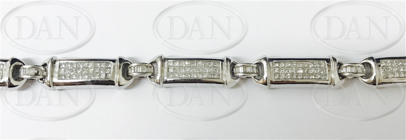 18ct White Gold Diamond Bracelet