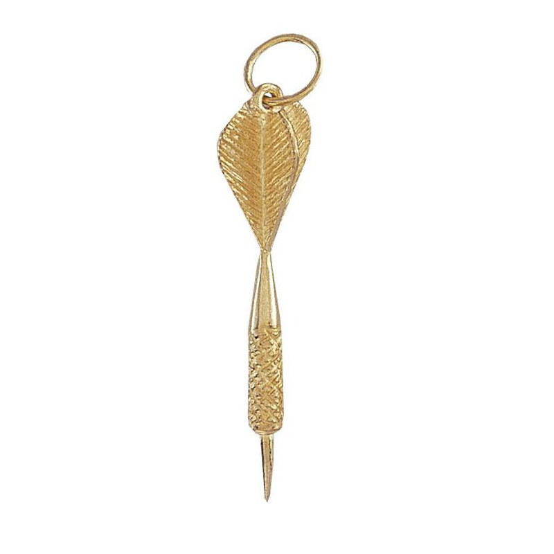 9ct Yellow Gold Dart Pendant