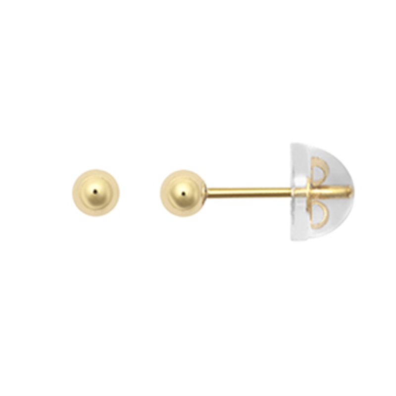 9ct Yellow Gold 3mm Ball Studs