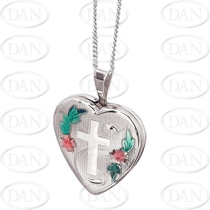 Sterling Silver 16mm Heart Locket