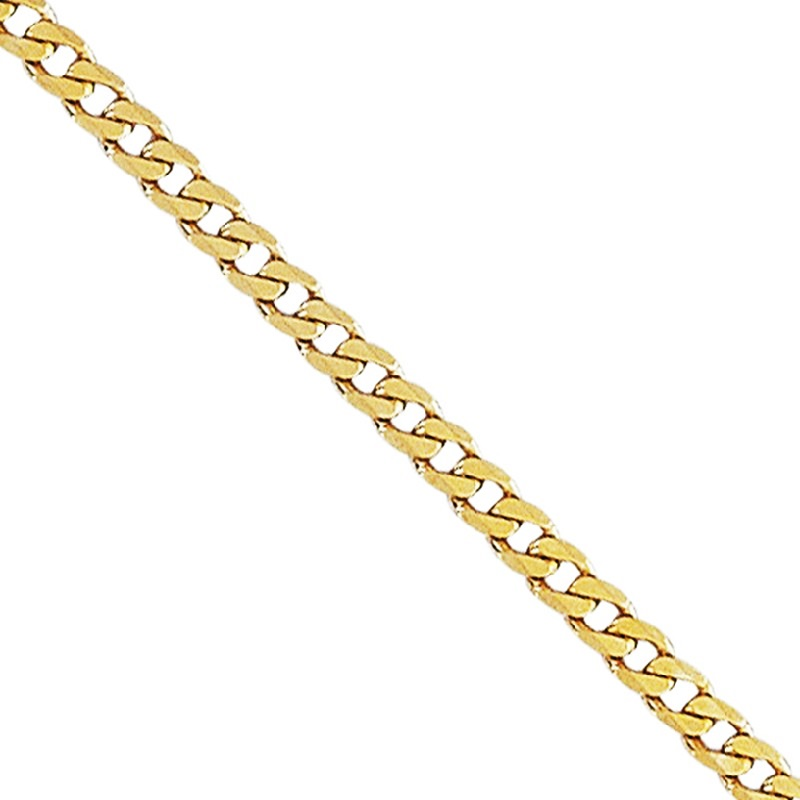 9ct YG Kids Curb Bracelet