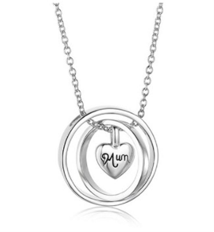 Sterling Silver MuM Necklace