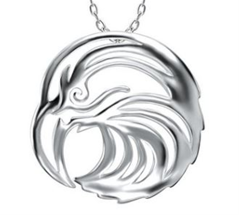 Sterling Silver Eagle Pendant with Chain