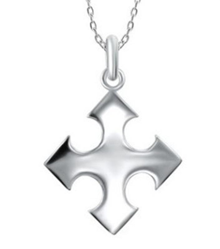 Sterling Silver Cross Pendant with Chain