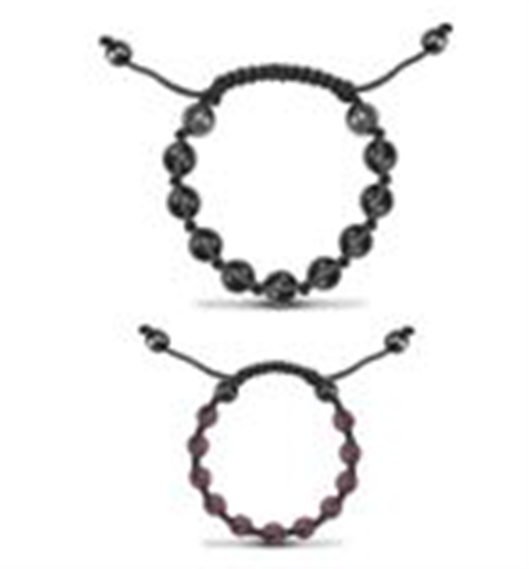 Set of 2 Adjustable Cord Bracelets - Adult & Child