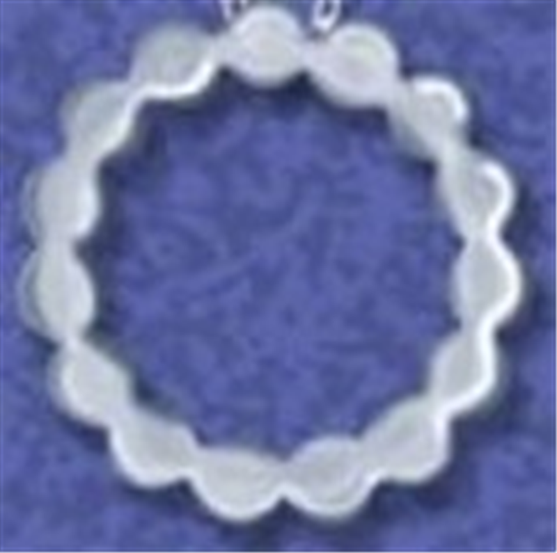 Sterling Silver Fancy Circle Pendant / 18