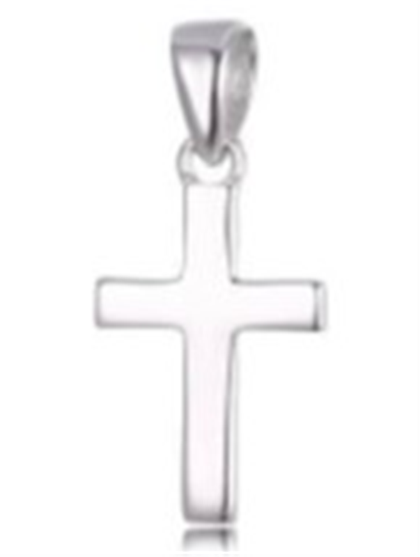Sterling Silver Essentials Cross Pendant