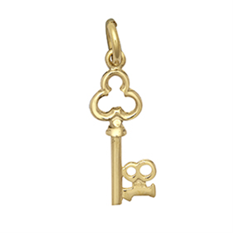 9ct YG 18 Key Pendant