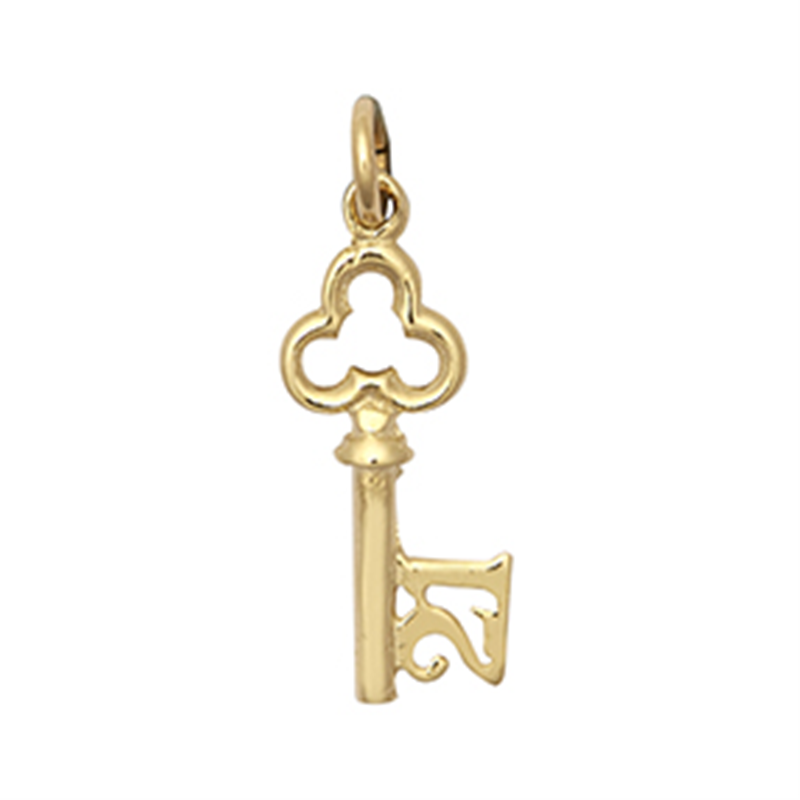 9ct YG 21 Key Pendant