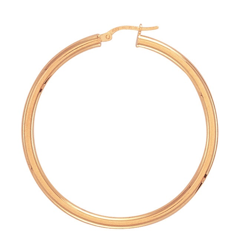 9ct Yellow Gold Hoop Earrings