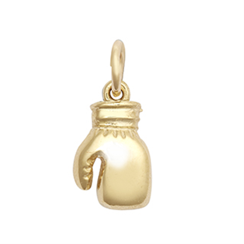 9ct YG Boxing Glove Pendant