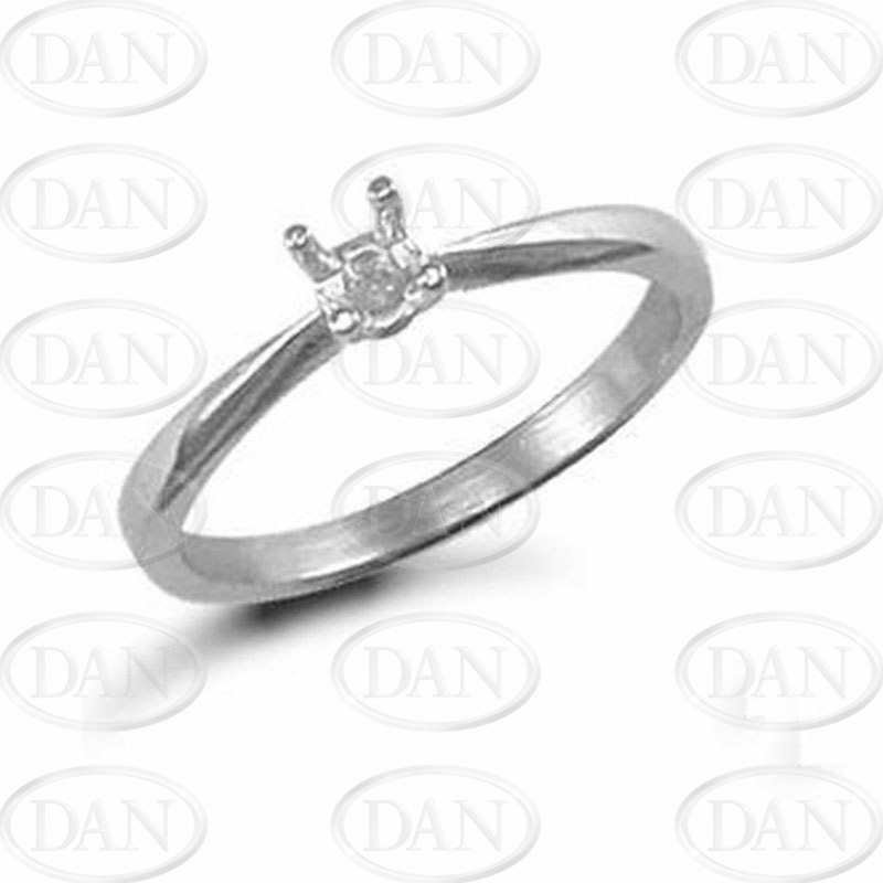 18ct WG 0.25  Ring Mount