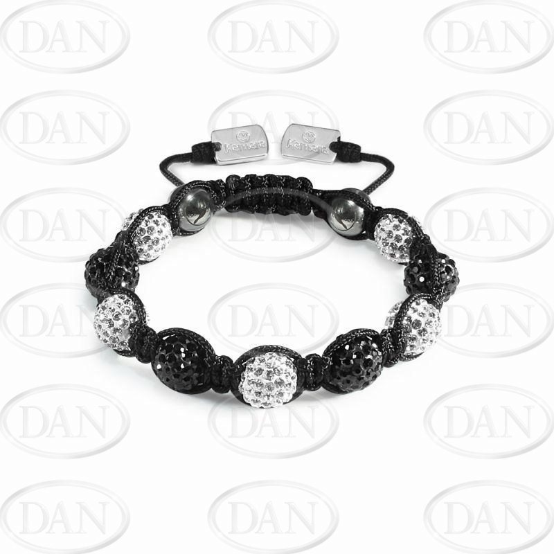 10mm Kamara Black & White Crystal