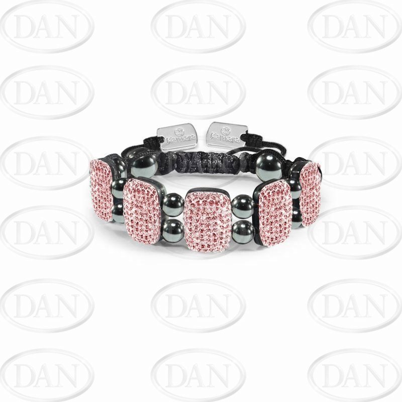 Kamara Pink Crystal Rectangle BT